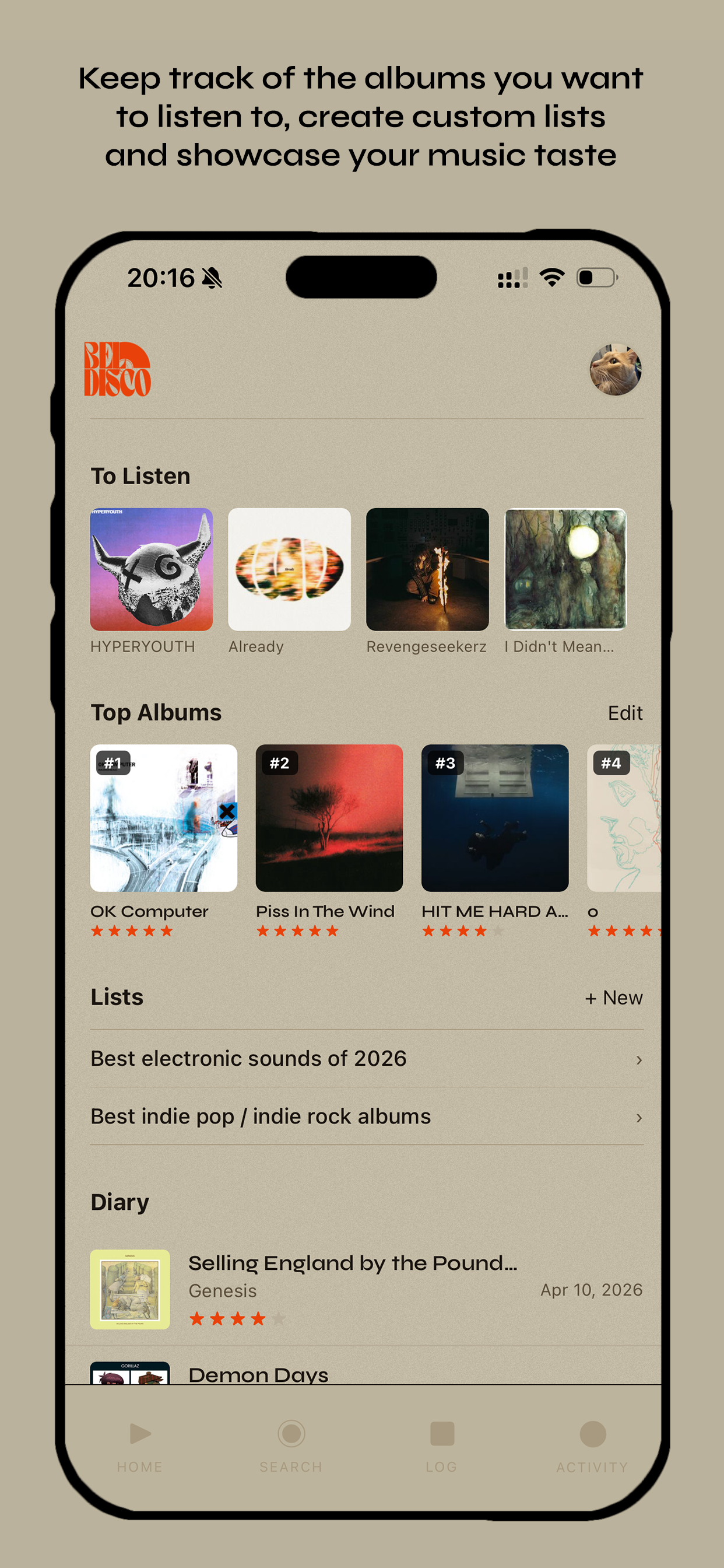 Discover music